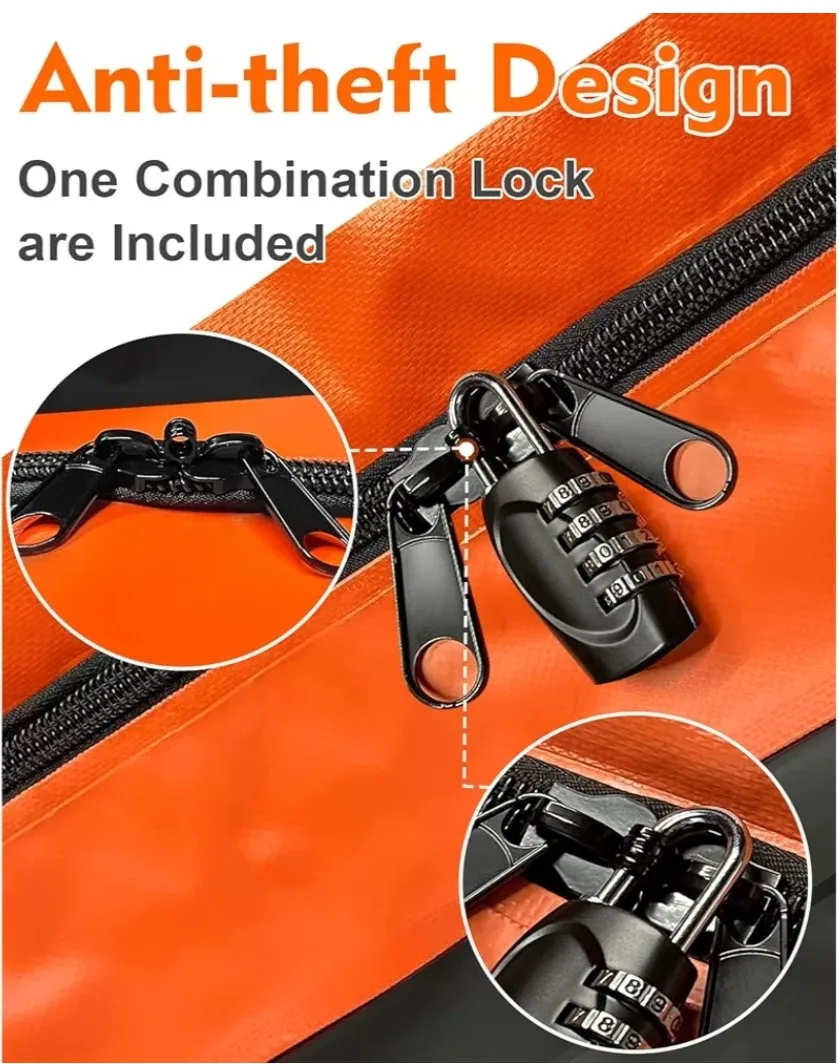 Fivklemnz Rooftop Cargo Carrier - Anti-theft Design image indicator(2)