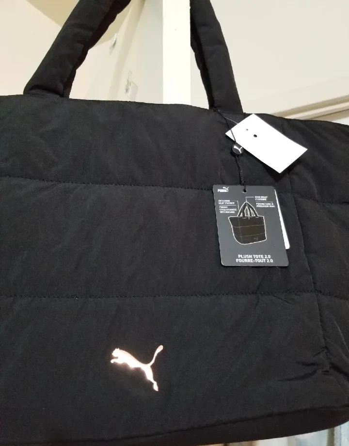 Puma Plush Tote 2.0 - Black 🥕 image indicator(5)