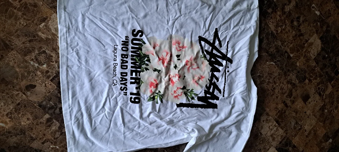 Stussy Summer 19 No Bad Days Tee - Size L image indicator(2)