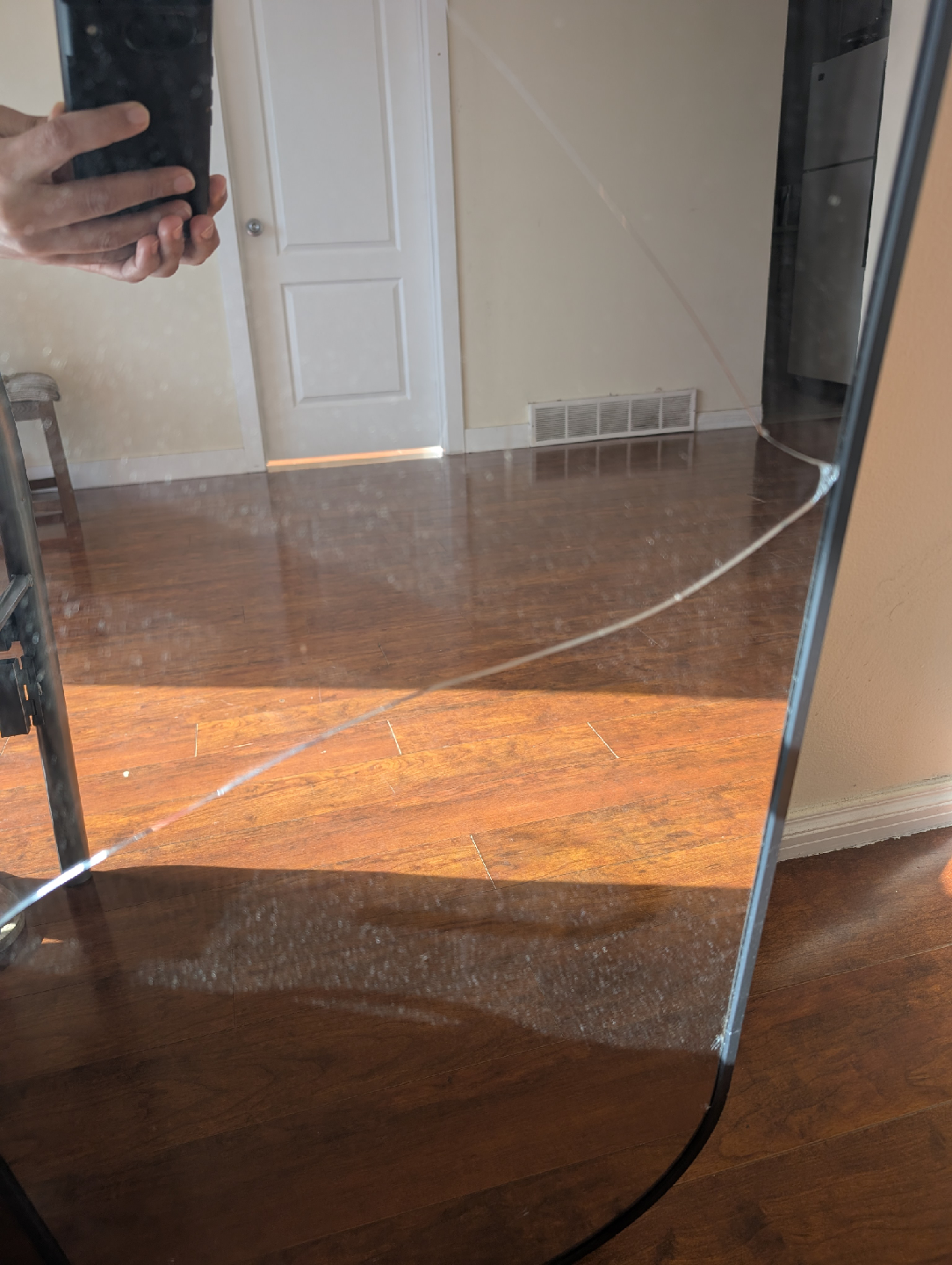 Cracked Full Length Mirror - photo 2