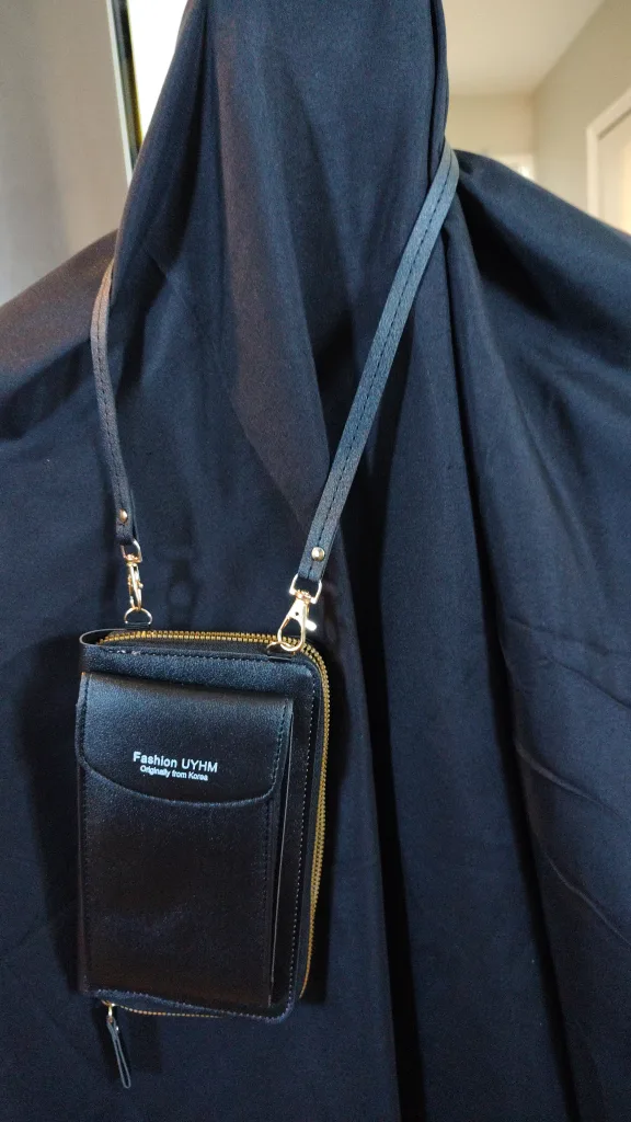 Fashion UYHM Black Crossbody Cellphone Wallet thumbnail