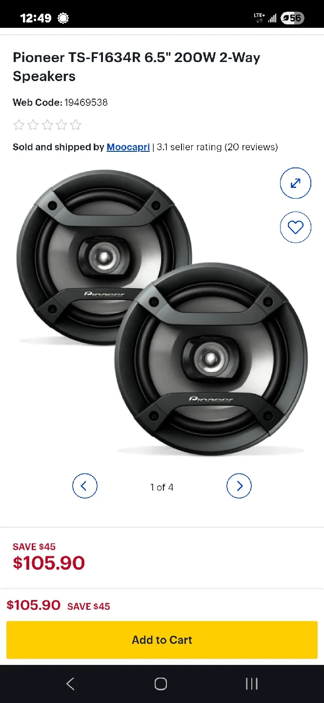 Pioneer  6.5" 200W 2-Way Speakers image indicator(5)