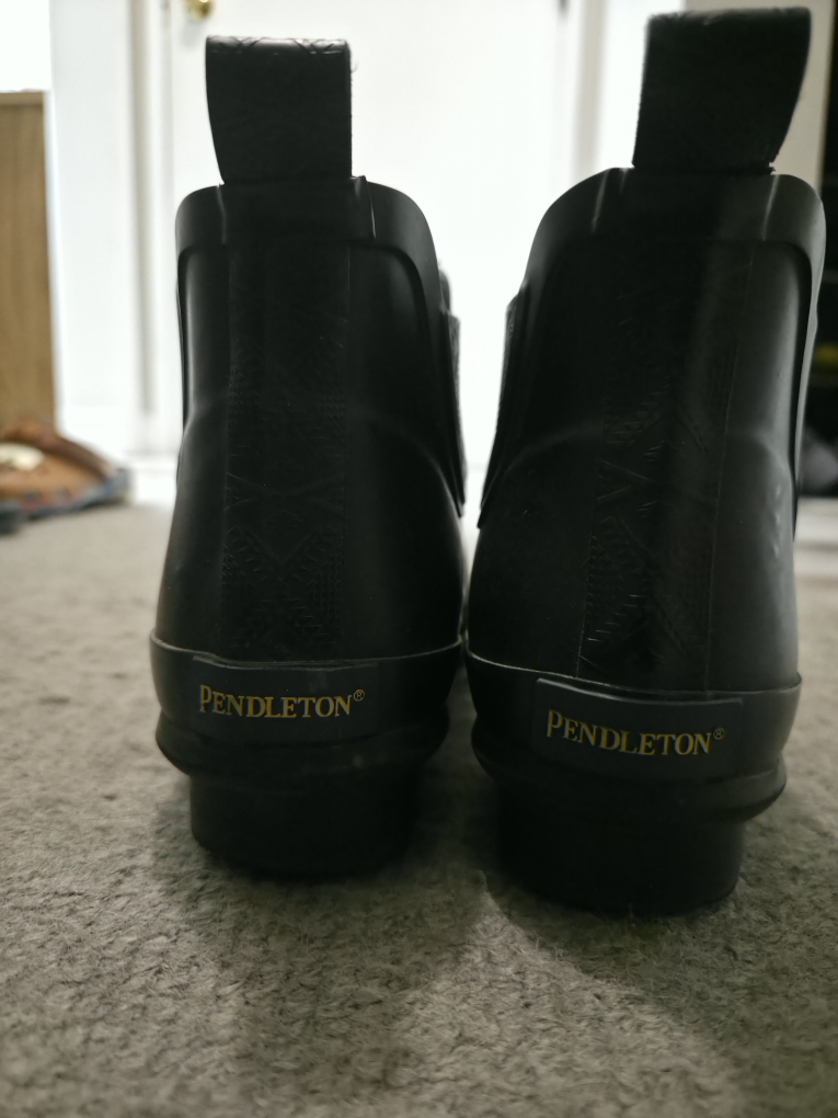 Pendleton Black Rubber Rain Boots - photo 2