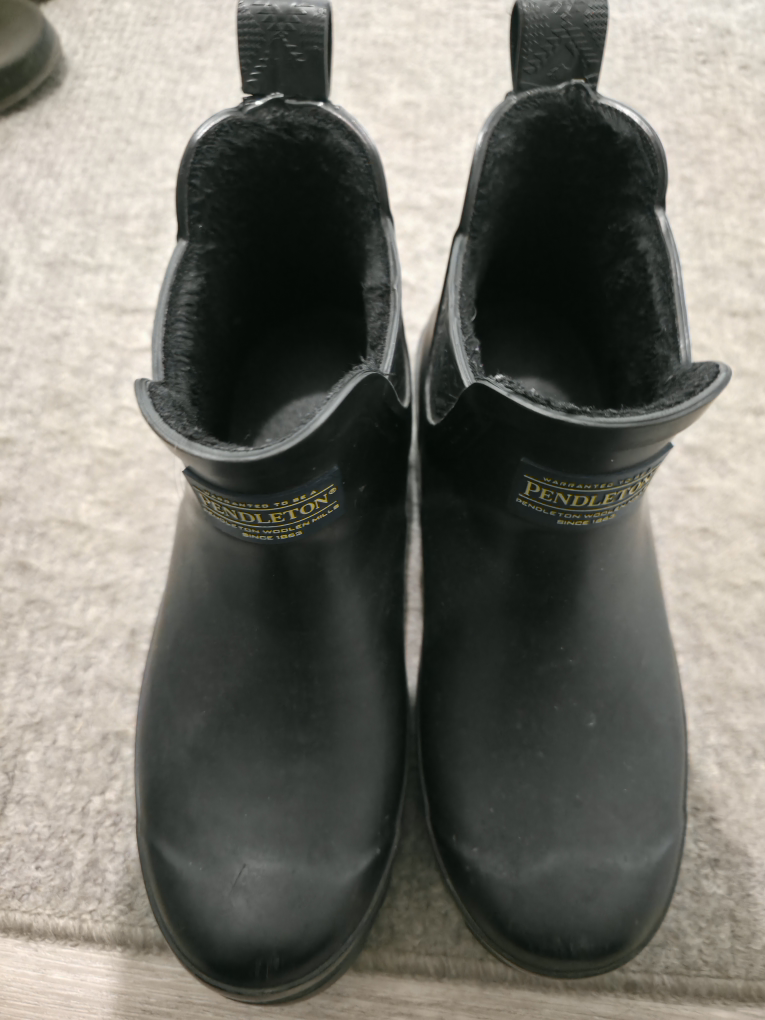Pendleton Black Rubber Rain Boots - photo 4