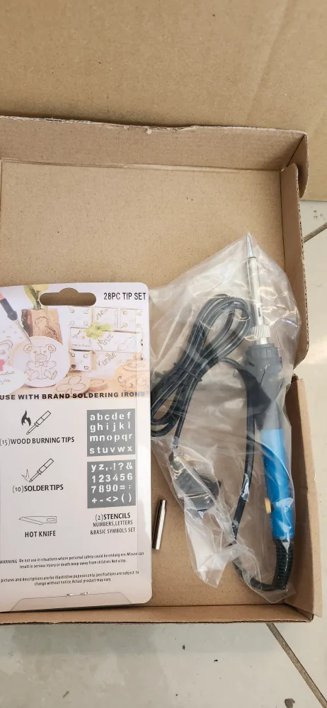 Wood Burning & Soldering Iron Kit - 28PC Tip Set thumbnail