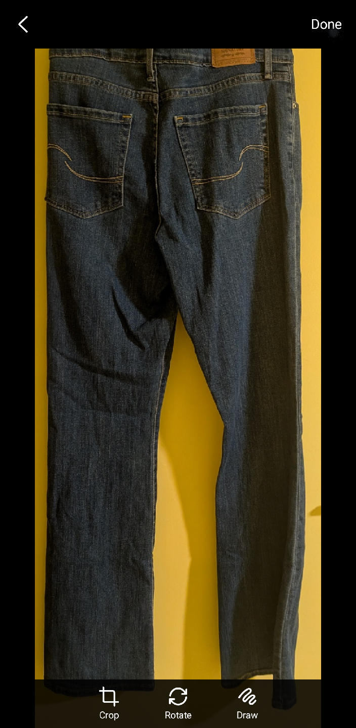 Levi Strauss Signature Mid Rise Bootcut Jeans - Size 4 - photo 2
