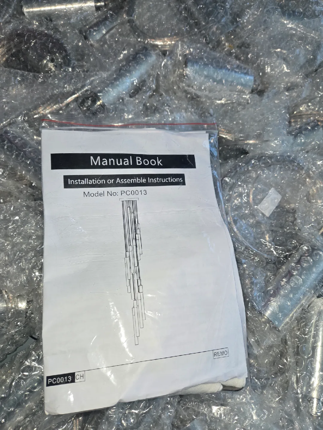 HAIXIANG 36-Lights Silver LED Crystal Chandelier image indicator(9)