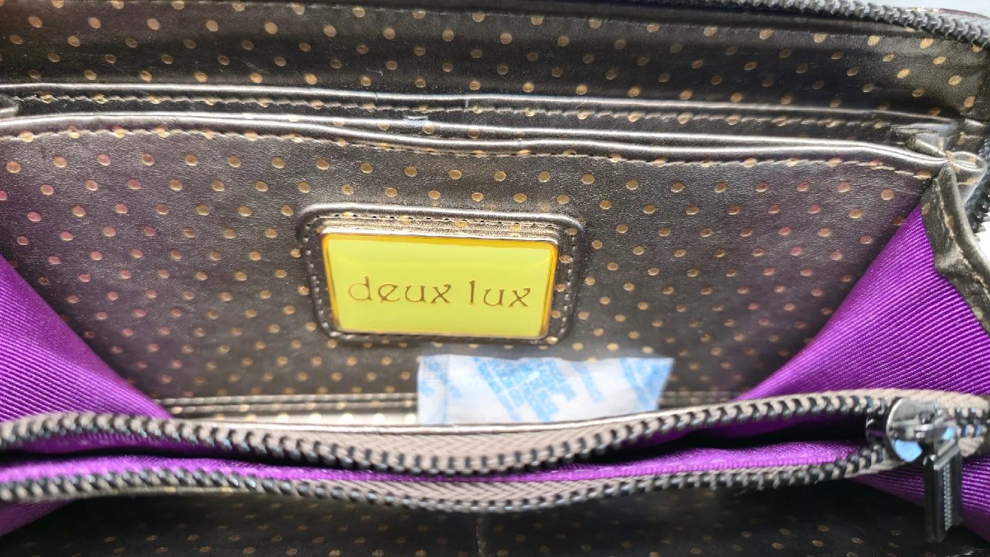 Deux Lux Silver Glitter Wallet image indicator(5)