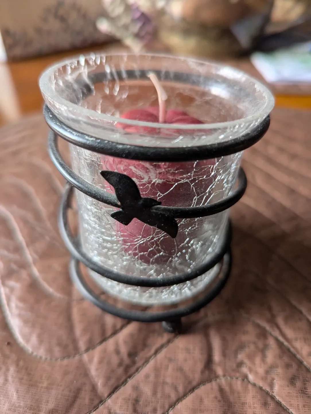 Glass Candle Holder for Sale image indicator(2)