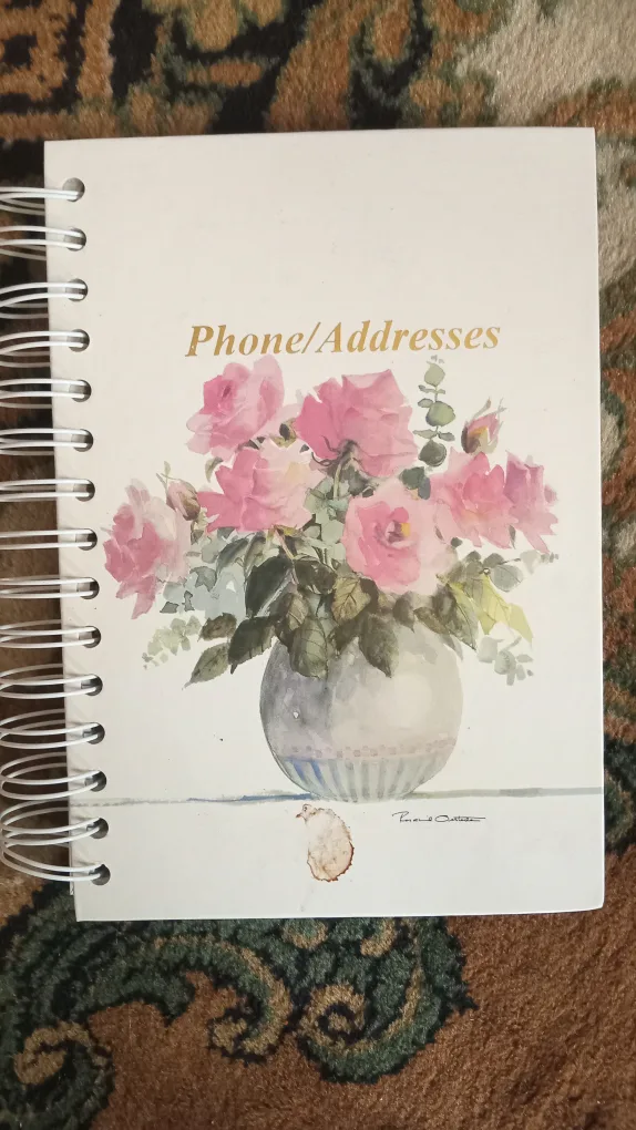 Floral Phone/Address Book thumbnail