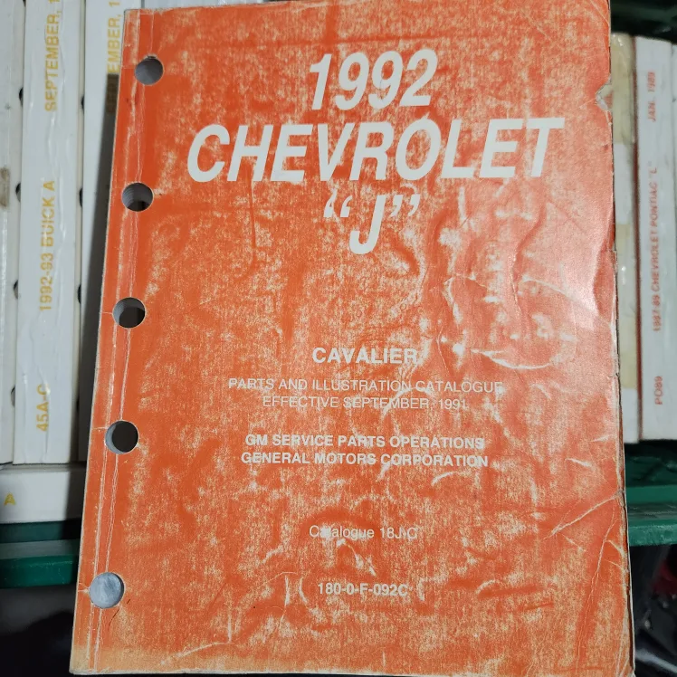 Chevrolet & Buick Parts Catalogues 1987-1992 image indicator(4)