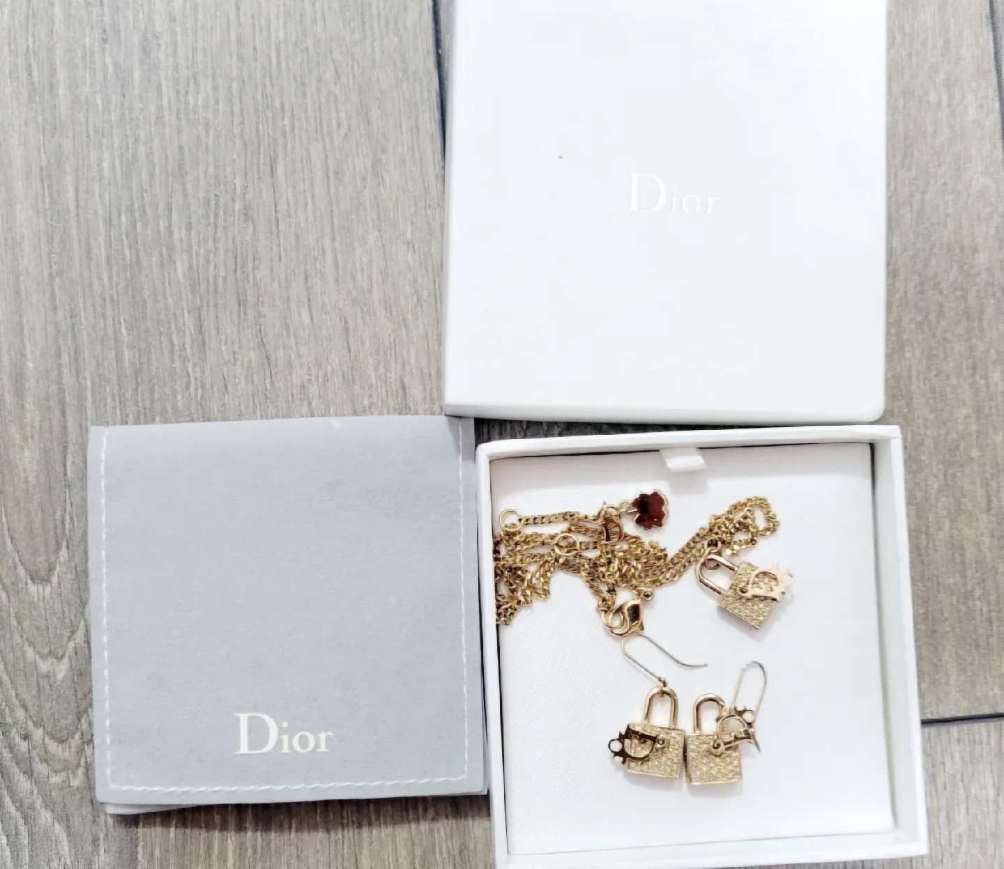 Dior Lock Necklace & Earrings Set image indicator(2)