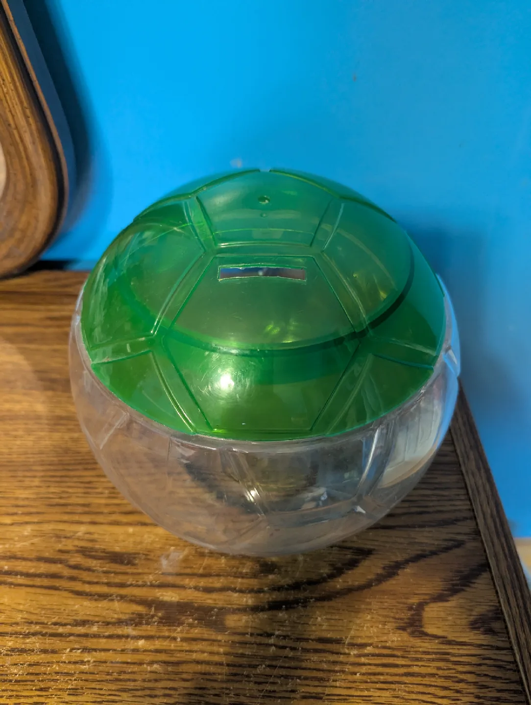 Green & Clear Soccer Ball Container + Money Saving image indicator(2)