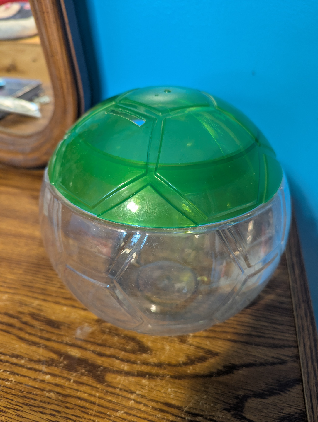 Green & Clear Soccer Ball Container + Money Saving - photo 3