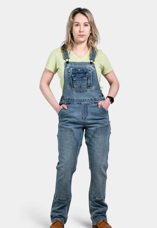 BNWT Dovetail Freshly Overall In Vintage Indigo Denim thumbnail