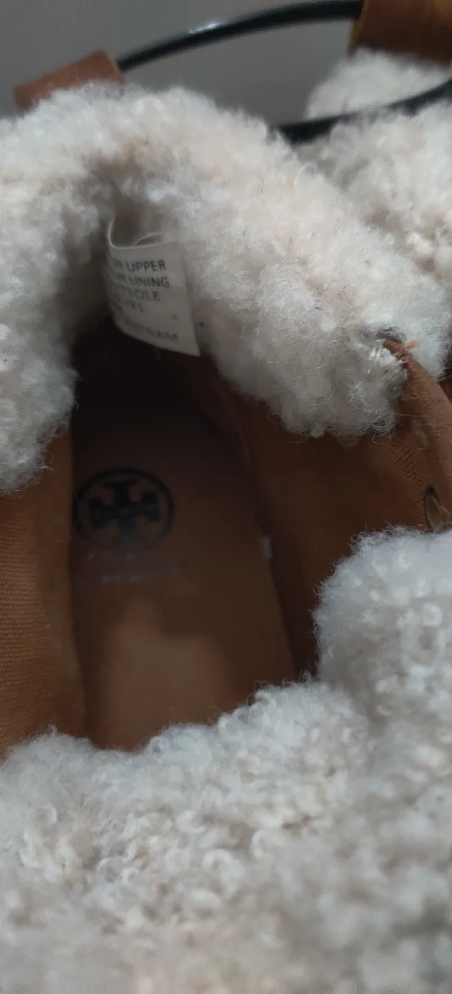 Tory Burch Suede & Shearling Sneakers image indicator(6)