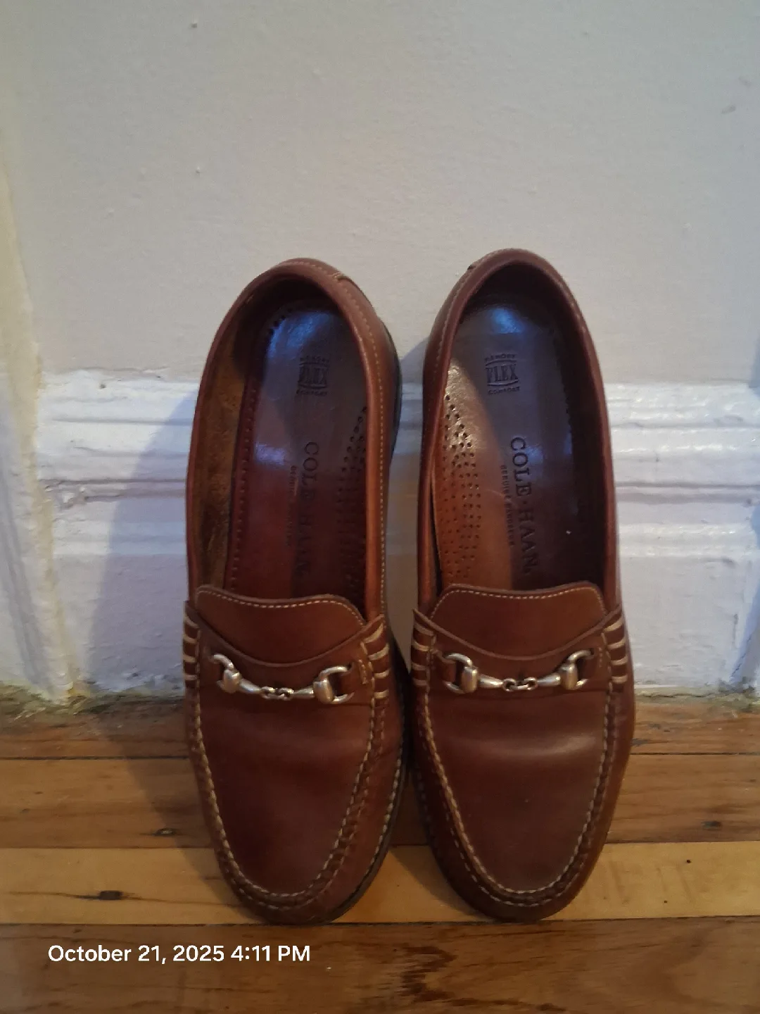 Cole Haan Brown Leather Loafers womens image indicator(5)
