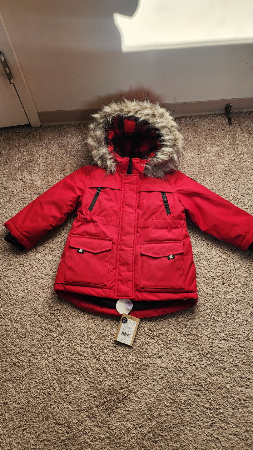 New Canadiana Girls' Parka - Size 3T
