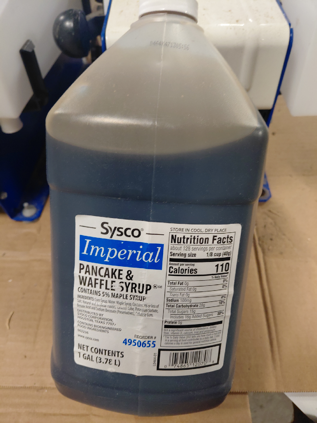 Sysco Imperial Pancake & Waffle Syrup 1 Gallon