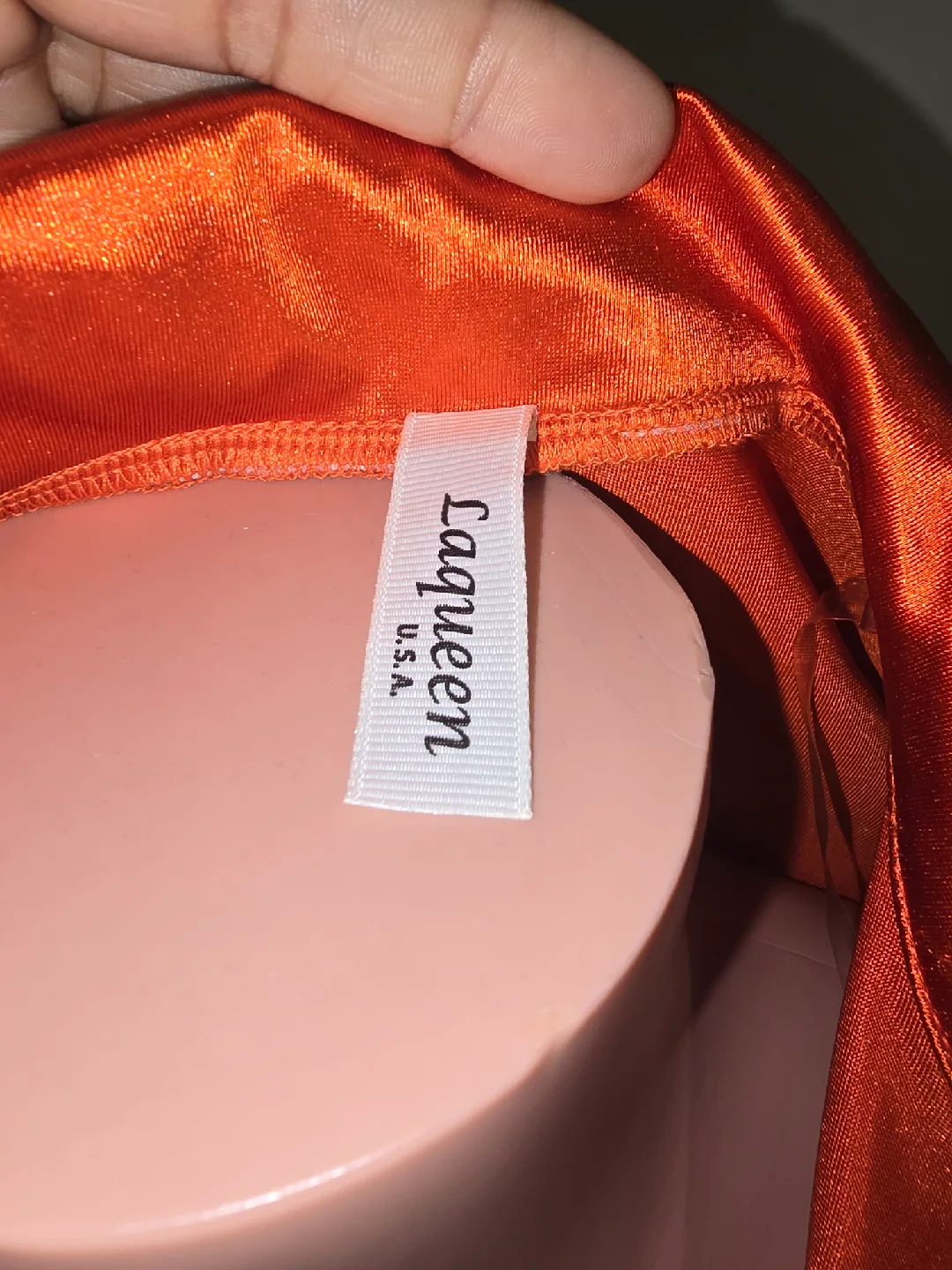 Laqueen Orange Dress Size M image indicator(3)