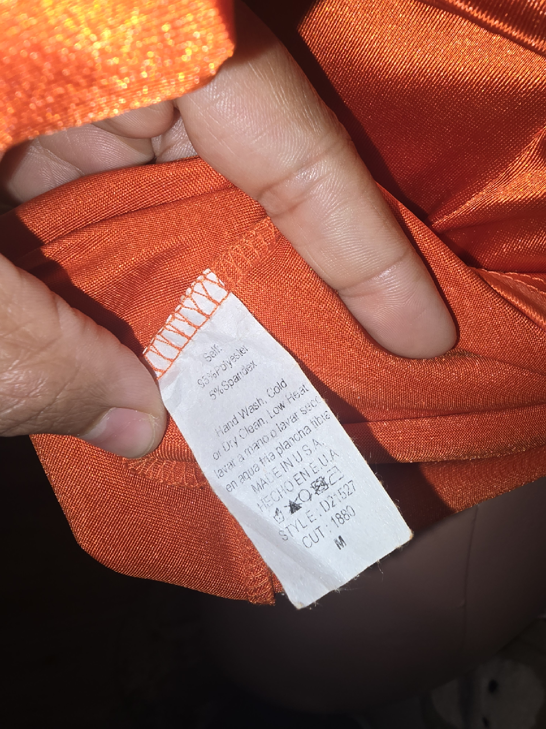 Laqueen Orange Dress Size M - photo 4