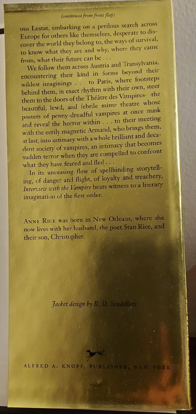 Interview With The Vampire by Anne Rice image indicator(3)