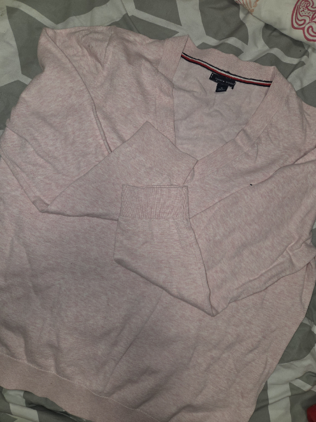 Tommy Hilfiger Pink Cardigan - Size XL