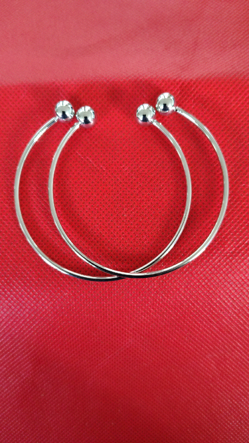 Silver Tone Bangle Bracelets - Set of 2 - photo 2
