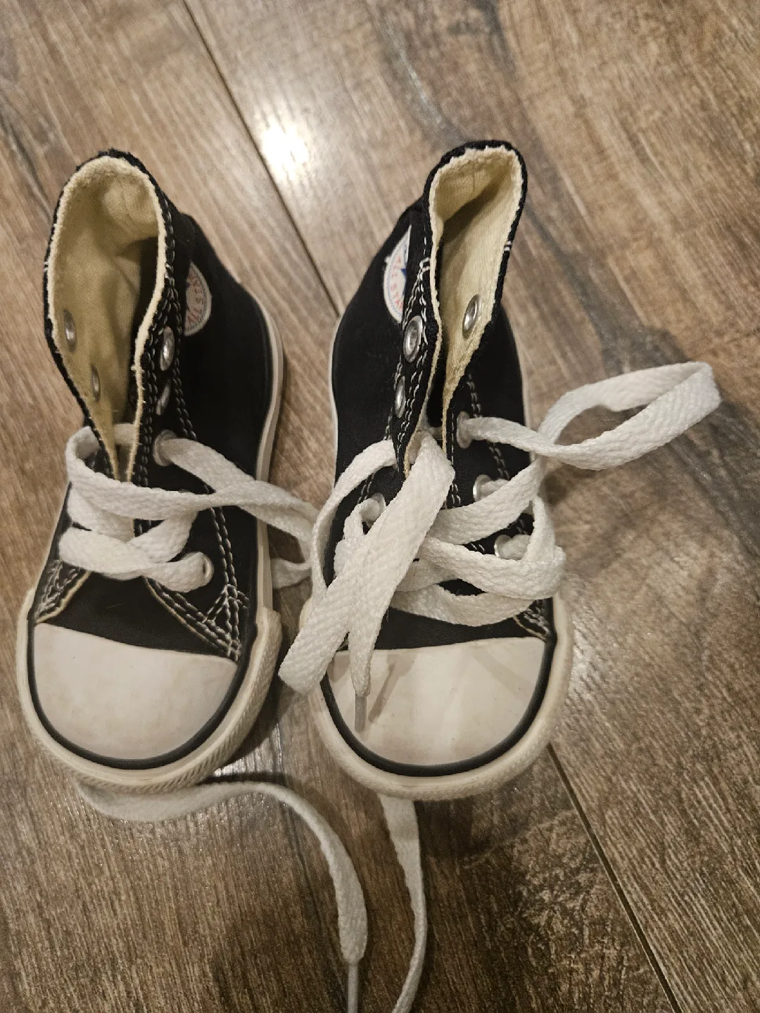 Converse All Star Black Toddler Shoes - Size 4 image indicator(2)