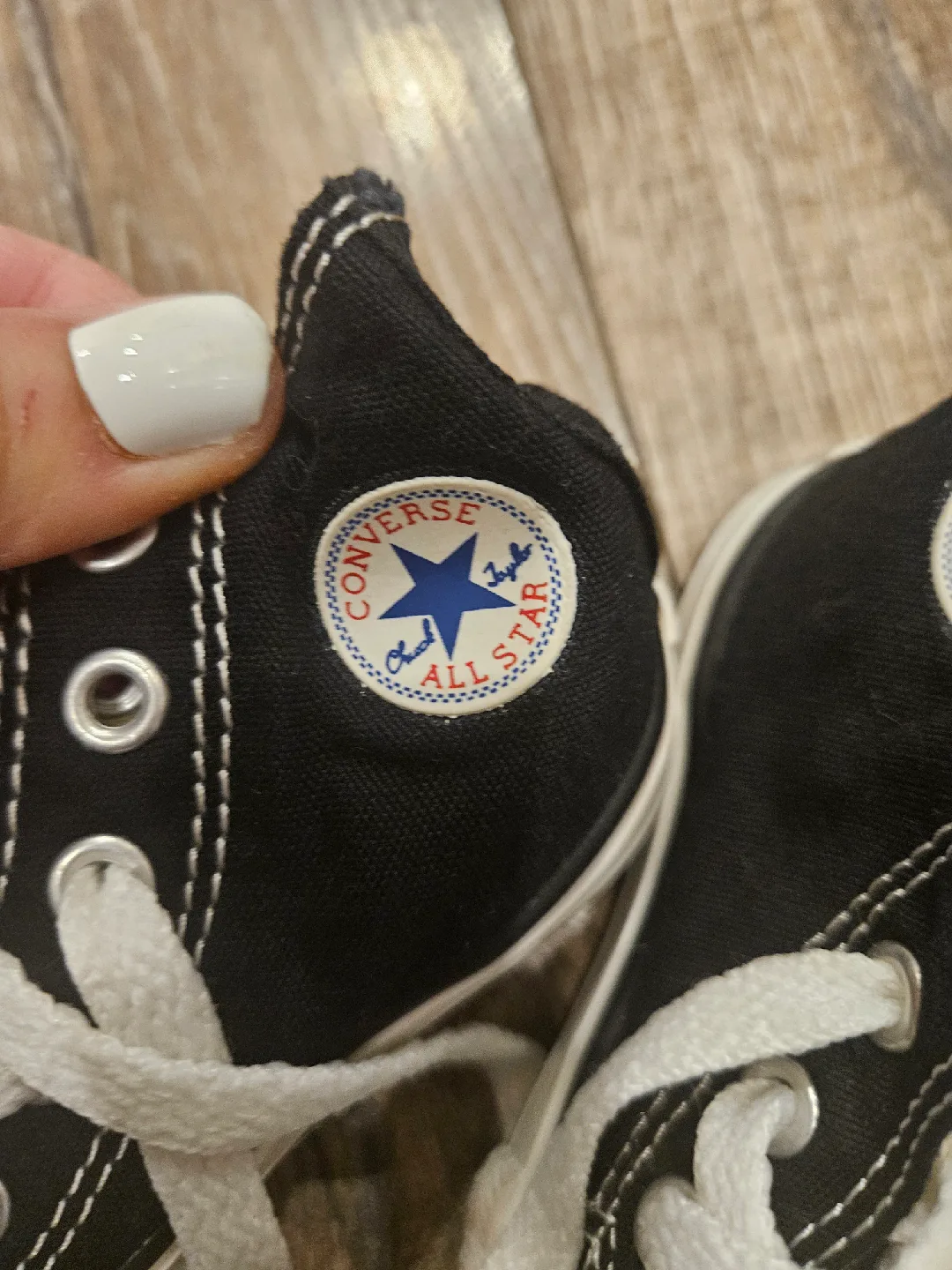 Converse All Star Black Toddler Shoes - Size 4 image indicator(3)