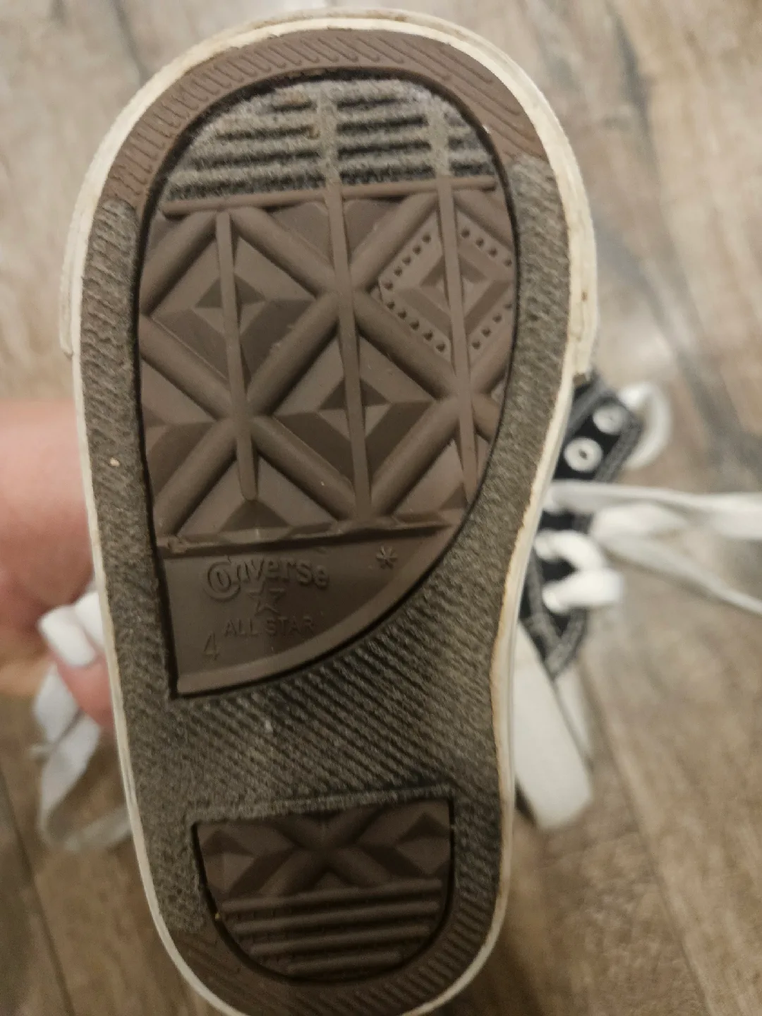 Converse All Star Black Toddler Shoes - Size 4 image indicator(5)