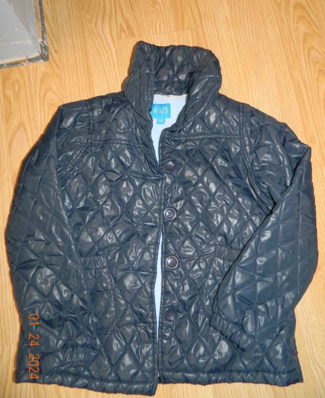 Children's Place Quilted fleece lined Jacket..size l(10/12) thumbnail