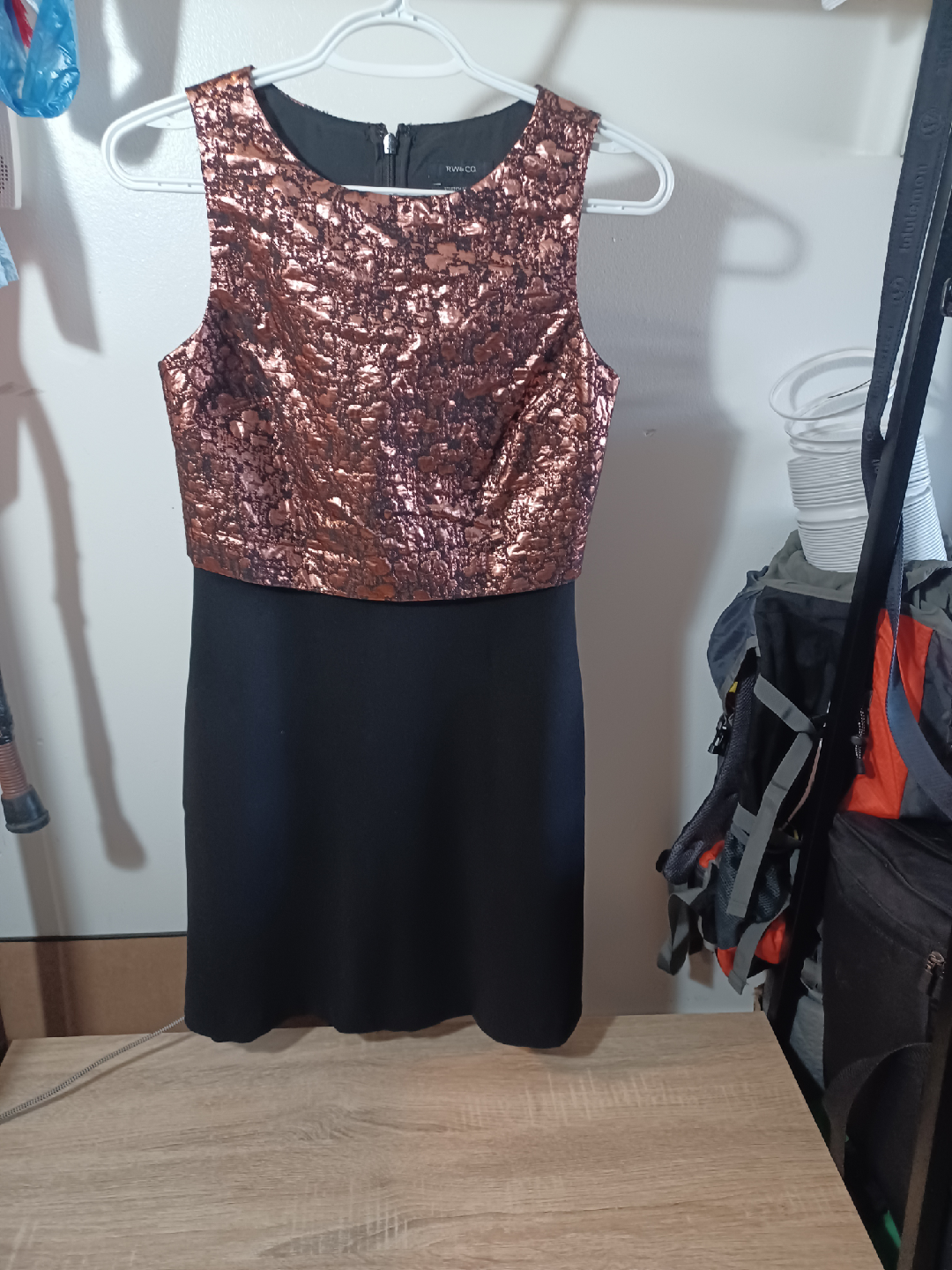 RW&CO Dress - Black & Bronze - photo 2