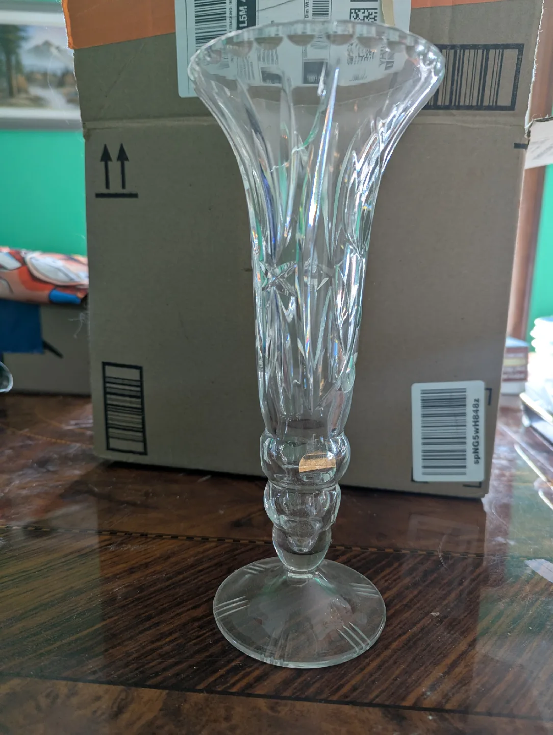Crystal Glass Vase thumbnail