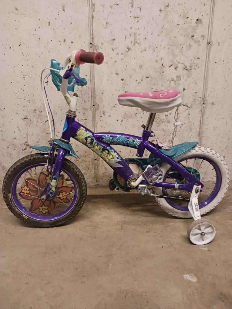 Disney Themed Kids' Bike - Purple & Teal - photo 2
