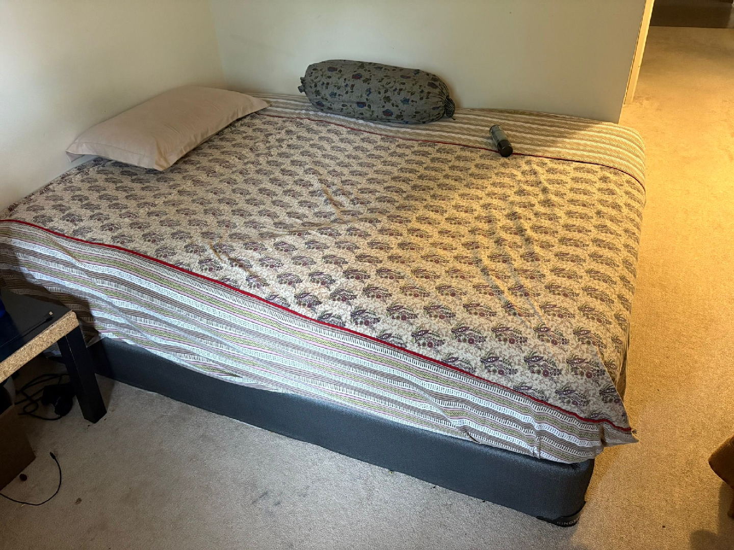 Double Bed with Mattress (Queen siz)