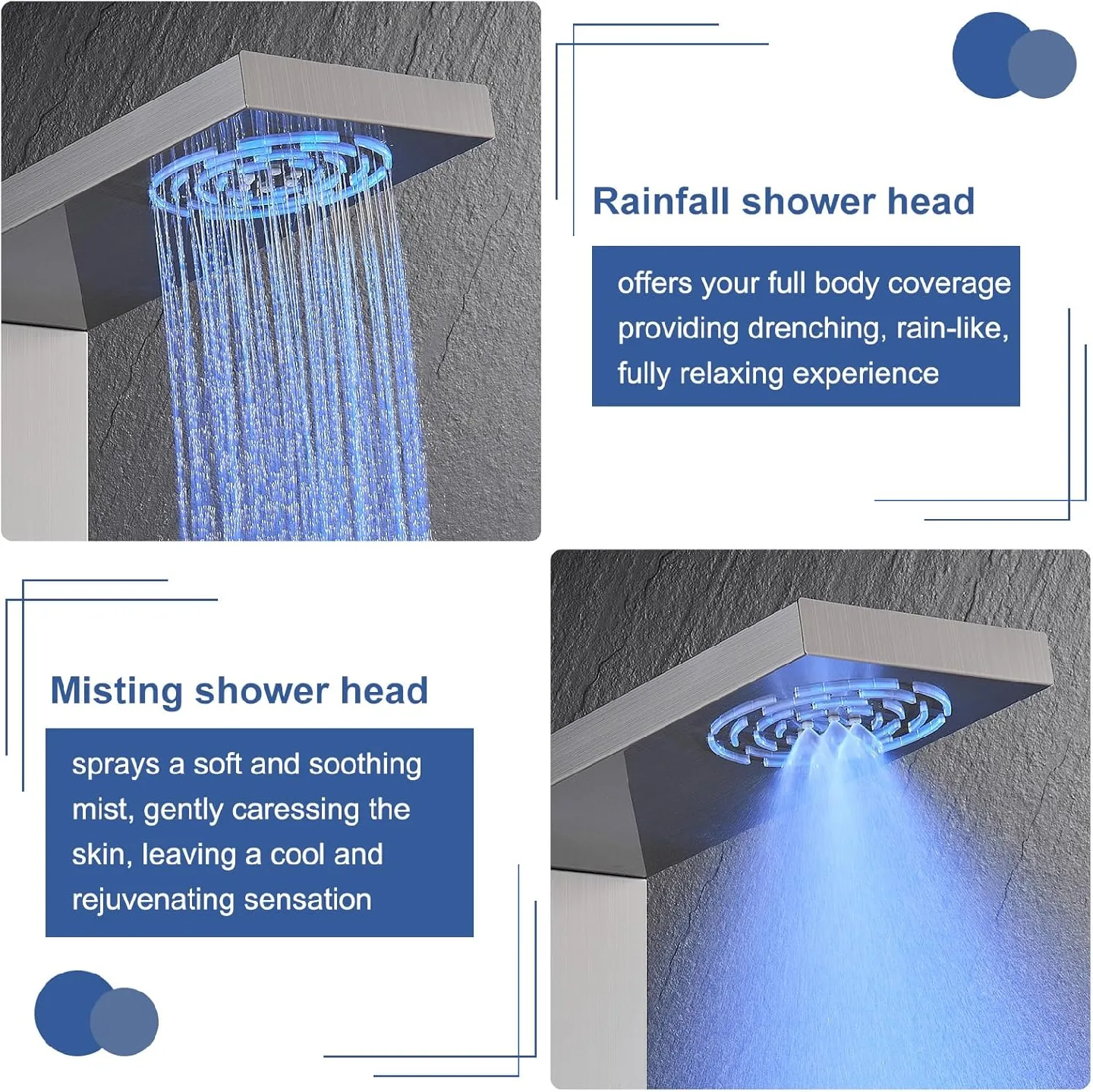 Brand New, Sealed Rainfall Shower Tower Column For Sale image indicator(5)