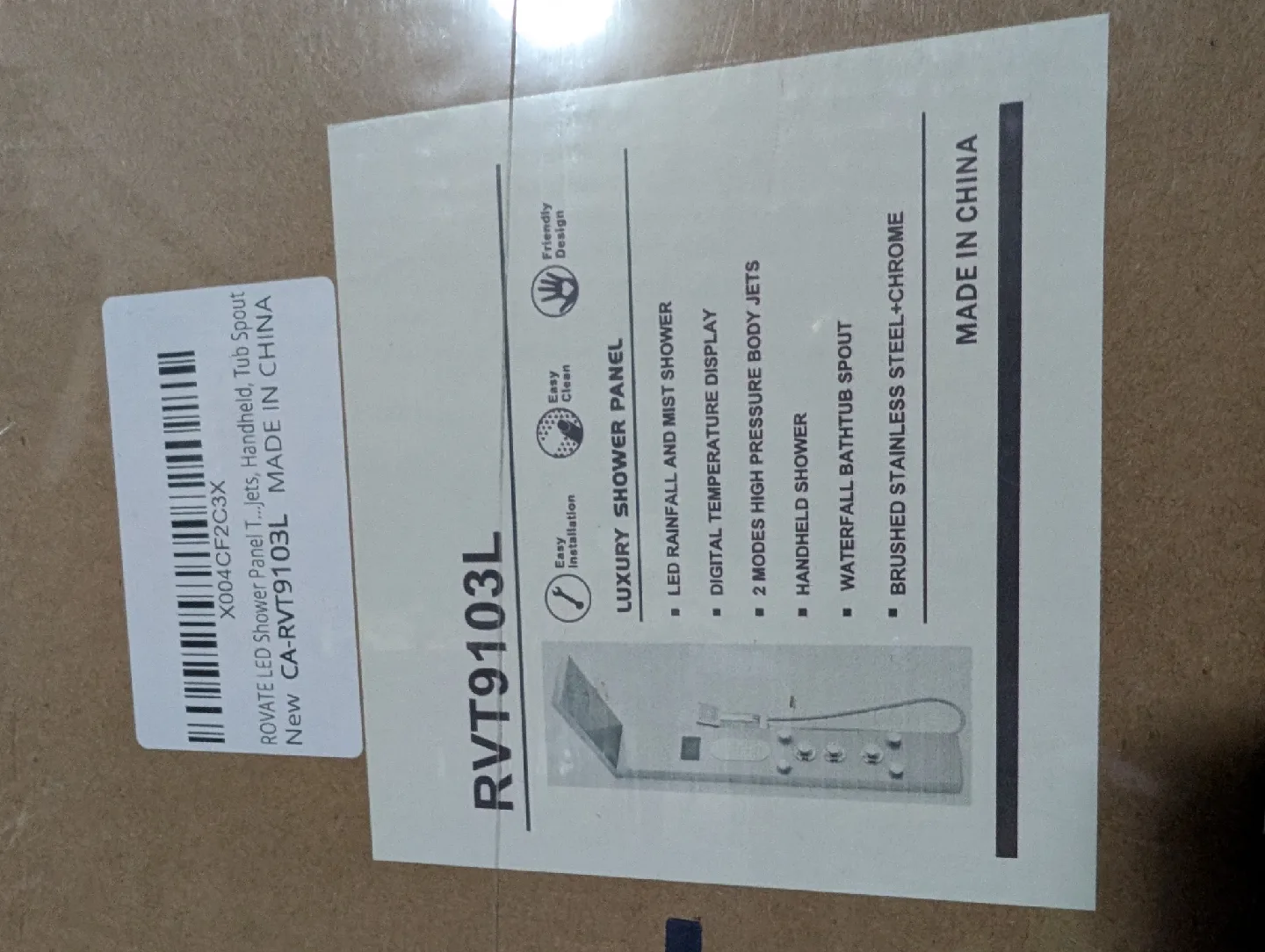 Brand New, Sealed Rainfall Shower Tower Column For Sale image indicator(6)