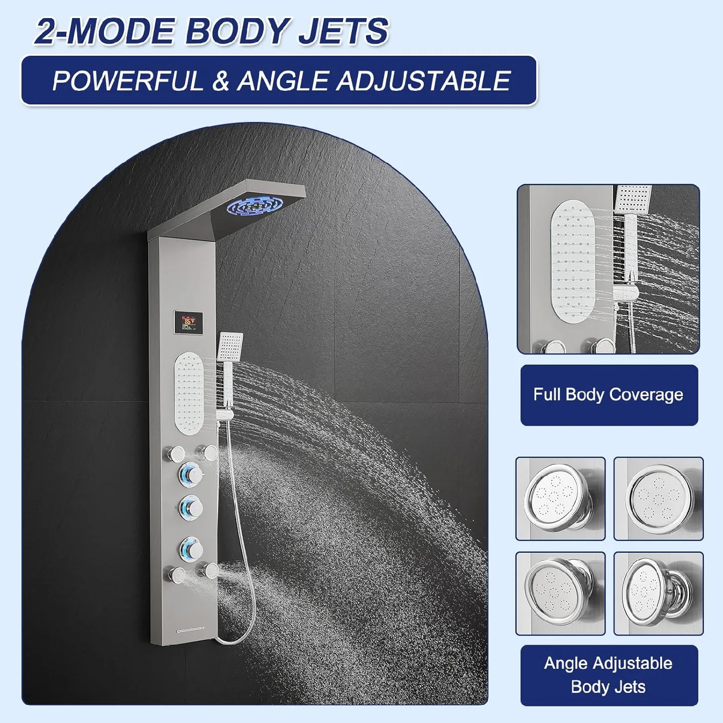 Brand New, Sealed Rainfall Shower Tower Column For Sale image indicator(7)