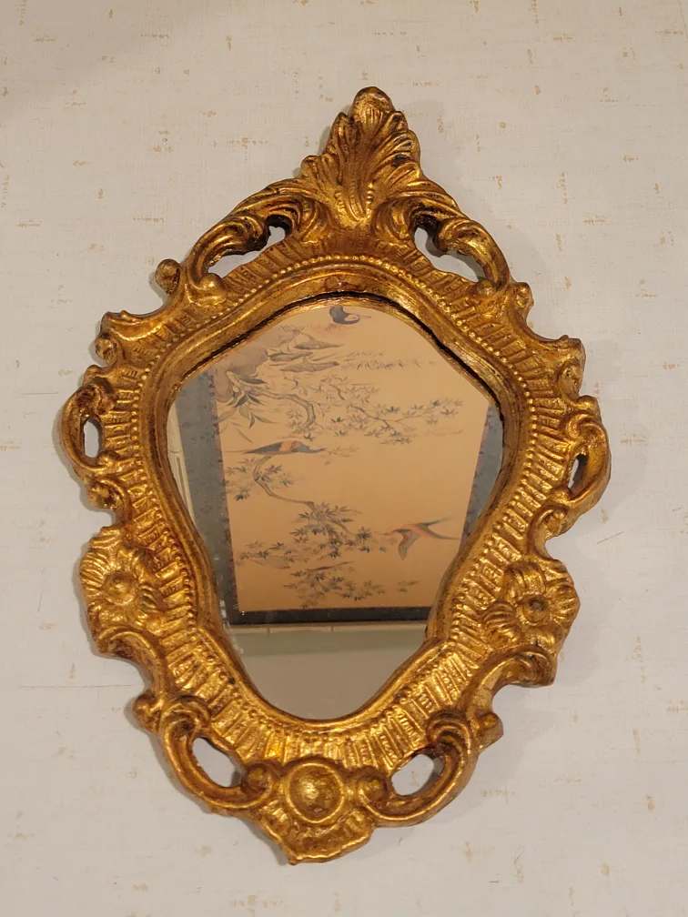 Vintage Gold Ornate Wall Mirror image indicator(6)