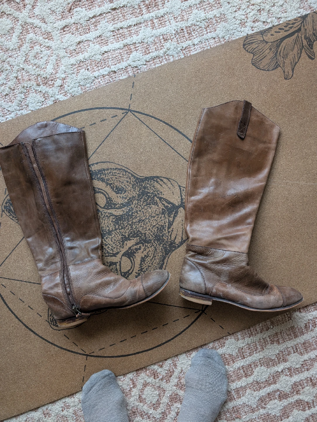 Rosegold Leather Boots - photo 4