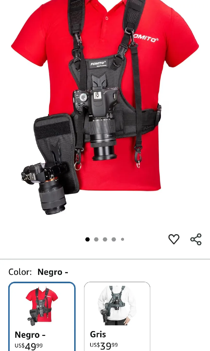 FOMITO Camera Harness - Black image indicator(4)