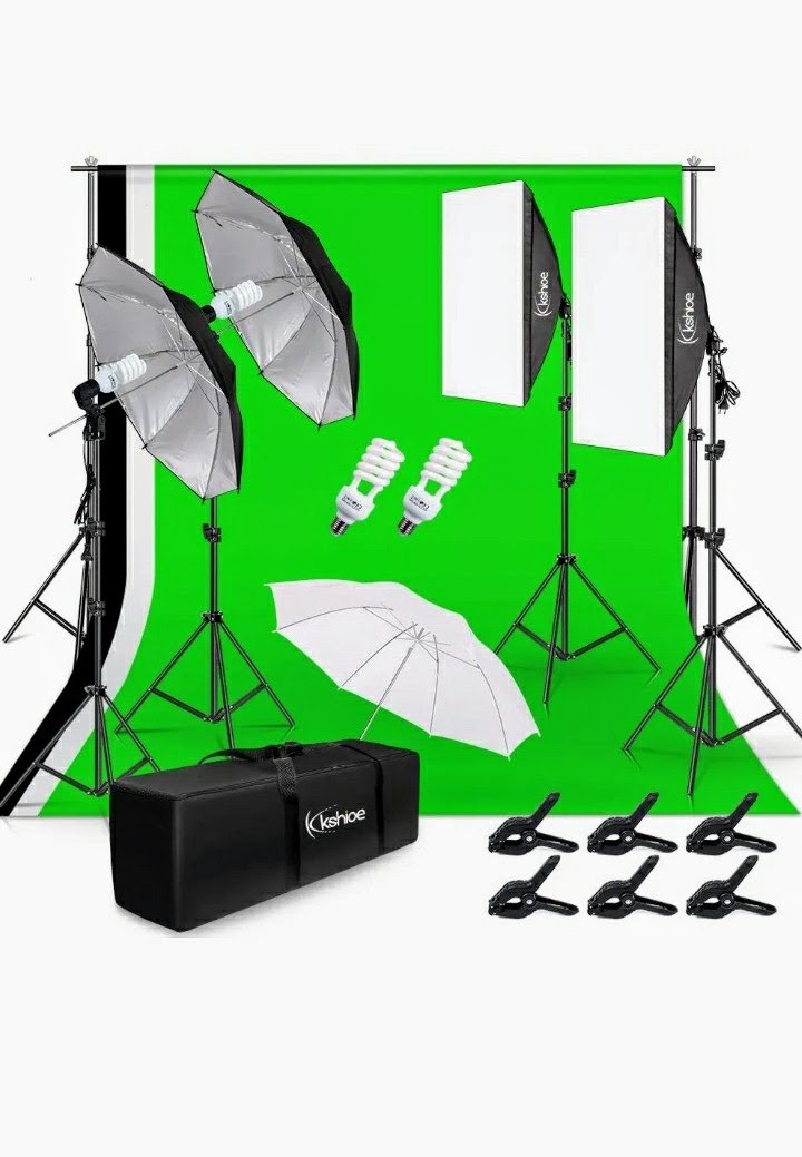 Kshioe Photography Studio Lighting Kit