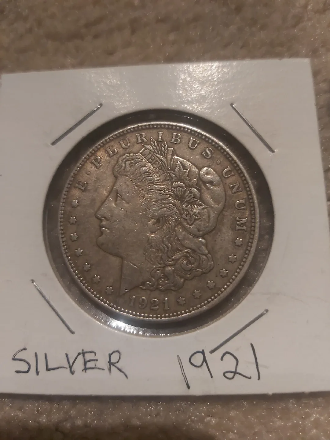1921 Silver Morgan Dollar Coin image indicator(2)