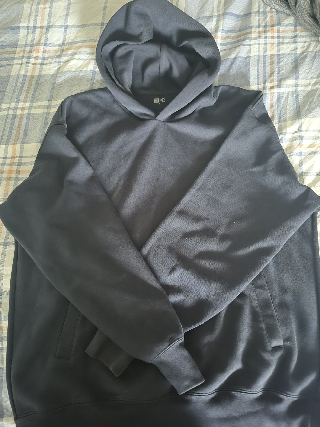 Uniqlo =C Black Hoodie - Size Medium