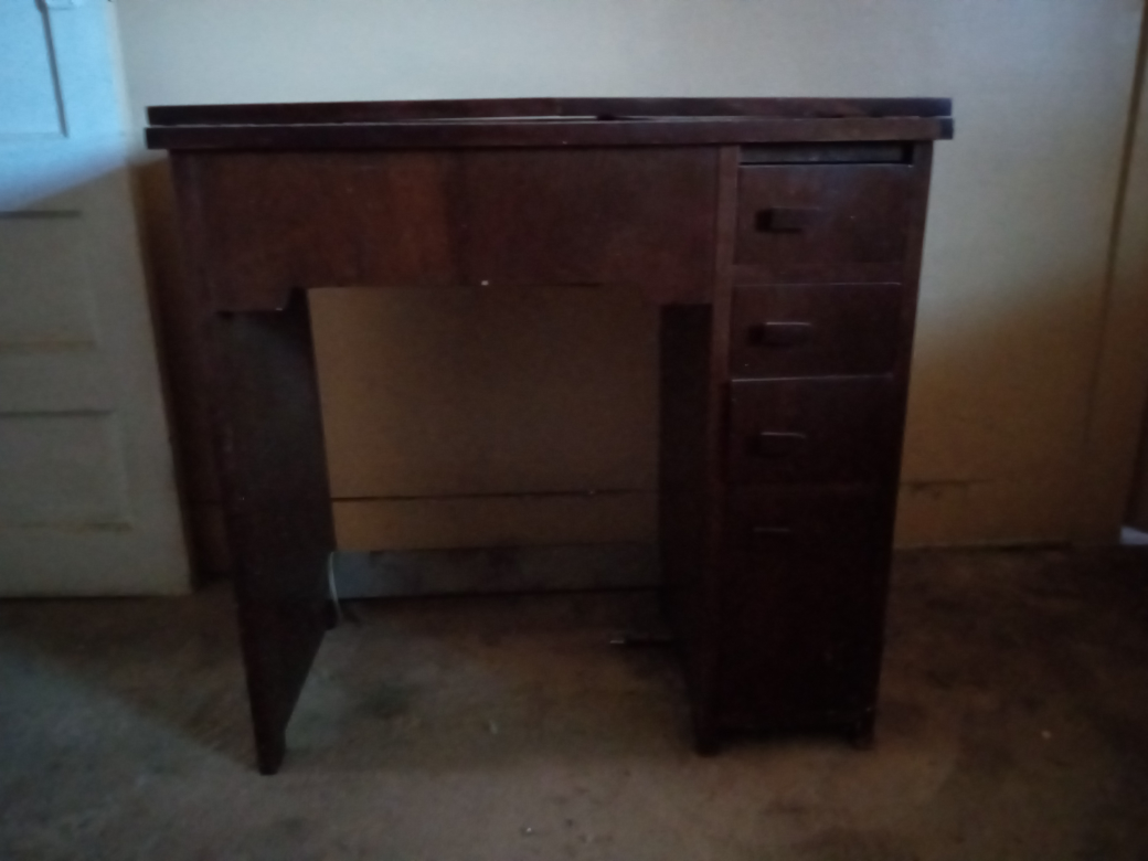Vintage Sewing Table Desk