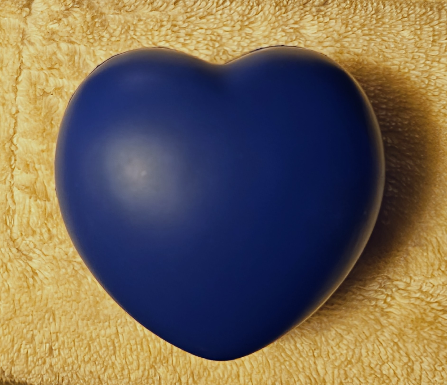 🥕 Squishy Blue Heart Shaped