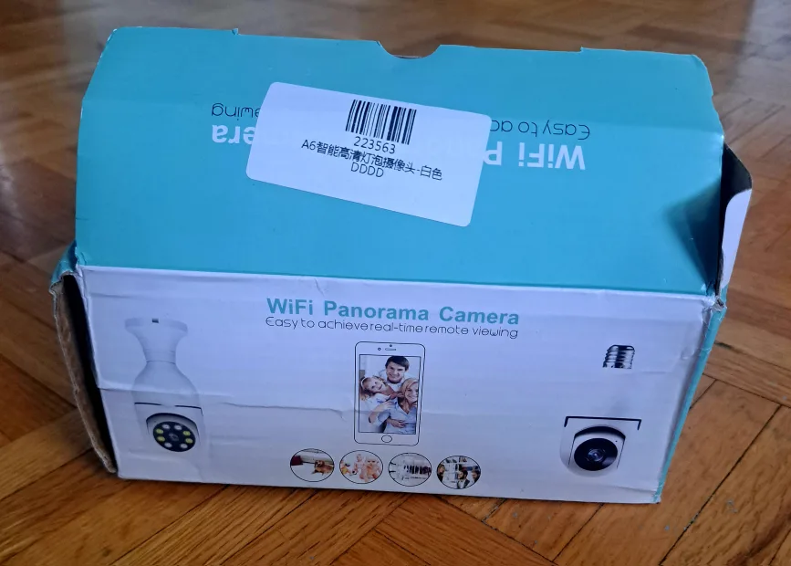 WiFi Panorama Camera Lightbulb Security Camera thumbnail