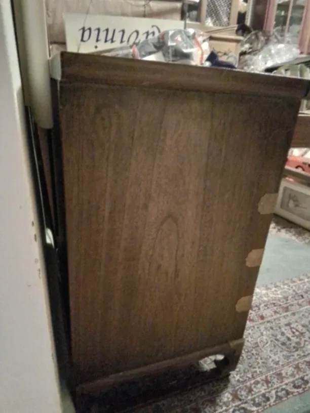 Vintage Chinese Oriental Hard Wood Carbinet image indicator(10)