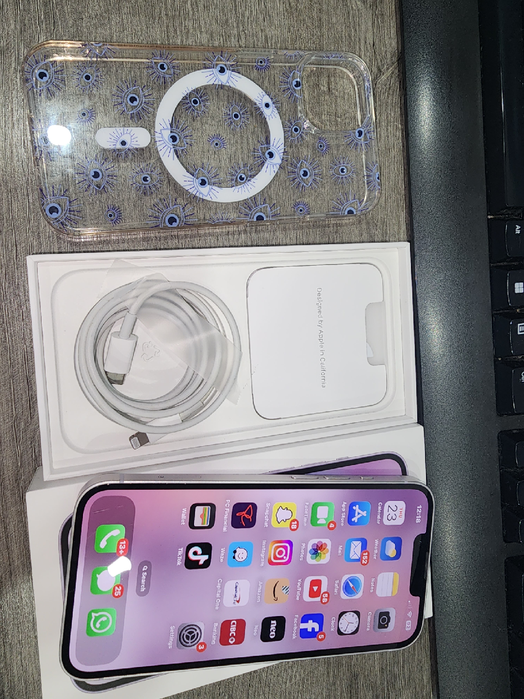 Apple iPhone 14 128GB Purple - Like New! - photo 4